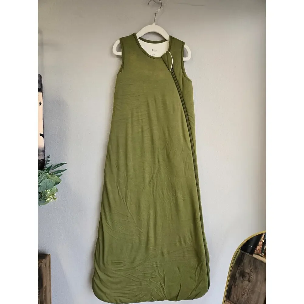 Kyte Baby Olive Green Bamboo Rayon Sleep Bag Sack 2.5 TOG Size Large